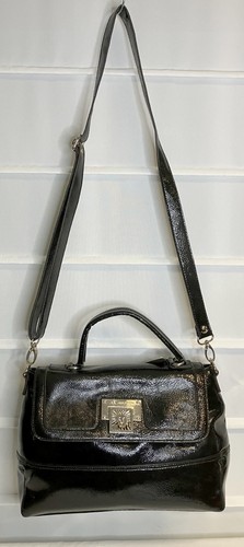 Anne klein black faux patent - klein,