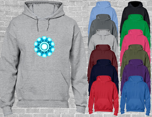 Arc reactor hoody - reactor, mens