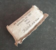 WW2 German Army Tunic Field Dressing Dated 1944 Recovered from Longues-Sur-Mer