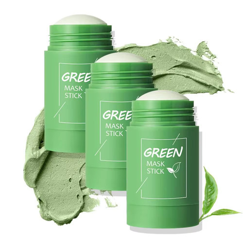3pcs green tea clay mask - 3pcs,