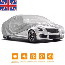 Universal Grey Car Cover UV Protection Waterproof Breathable Medium Size S M L 