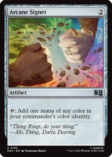 Arcane signet 192 - signet, commander