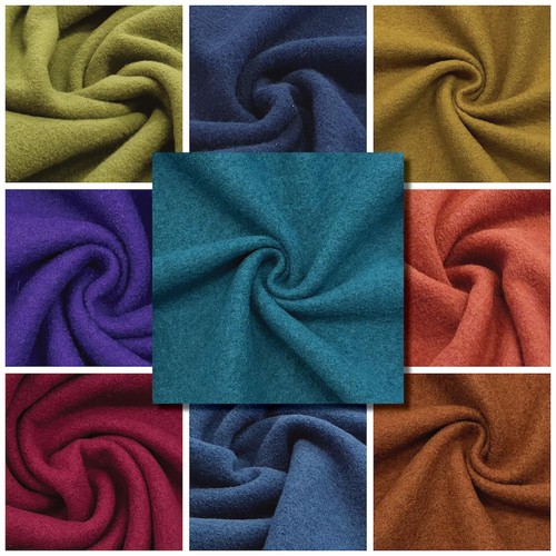 Boiled wool fabric various - fabric,