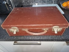 Brown Leather Suitcase