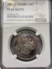 1902 GREAT BRITAIN 1/2 CROWN