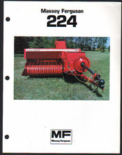 Massey Ferguson "224" Conventional Pick-up Baler Brochure Leaflet