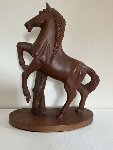 Vintage large carved wooden - vintage,