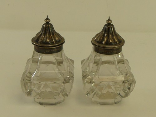 Pair solid silver - pair,