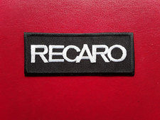 RECARO CAR SEATS MOTORSPORT RACING FORMULA ONE RALLY IRON OR SEW ON PATCH