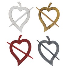 Wooden Heart Curtain Tieback