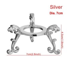 Ornaments Sphere Stone Support Display Stand Crystal Ball Base Metal Holder