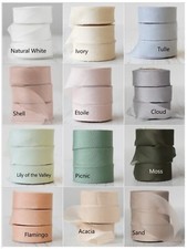 Pure Silk Chiffon Bias Ribbon