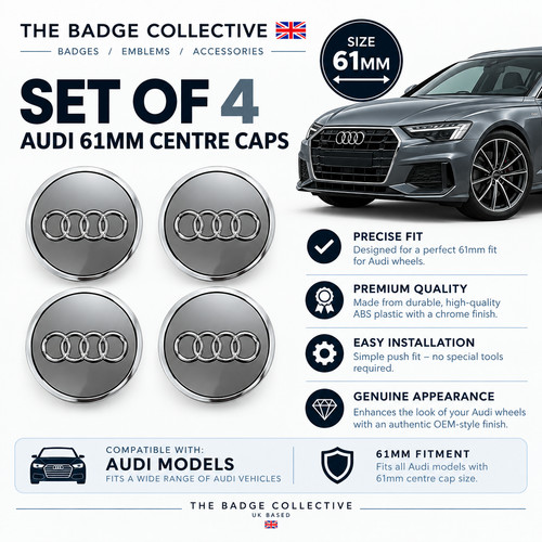 Audi alloy wheel centre - wheel, caps