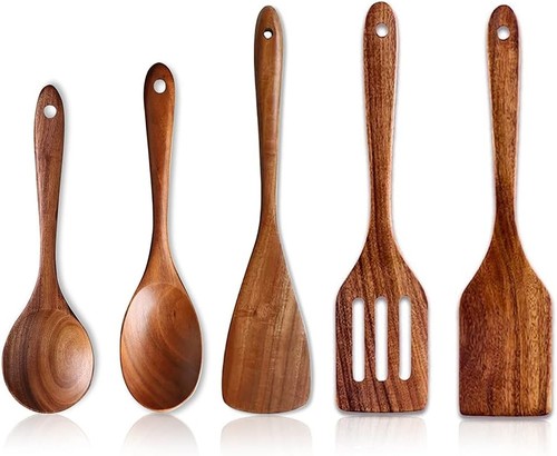 5pcs wooden kitchen utensils - 5pcs,