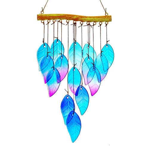 Handmade blue glass - handmade, fish