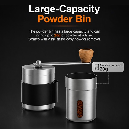 Manual coffee grinder - coffee, grinder,
