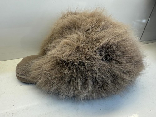 Ladies womens slippers faux - womens,