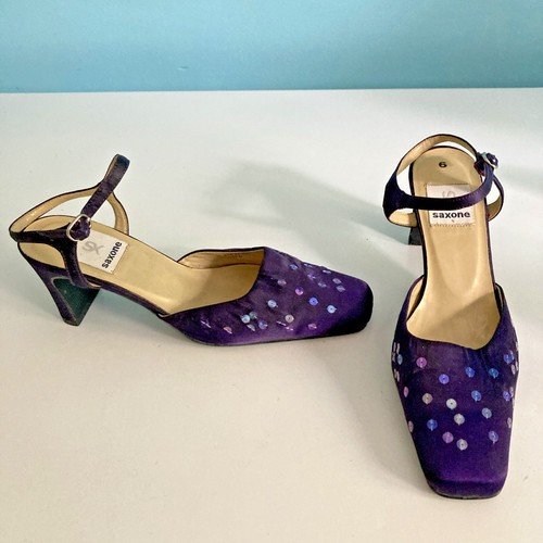 Saxone mid heel evening shoes - saxone,