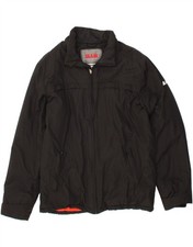 SLAM Mens Rain Jacket UK 36 Small Black Nylon CL87