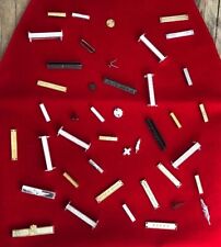 Medal Clasps, Numbers, Devices, Emblems,Bars Full Size or Miniature British Army