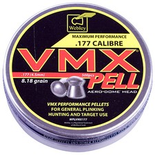 Webley VMX .177 Pellets Aero Domed Airgun Air Rifle Hunting Target 177 500 Tin