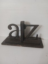 Vintage A to Z Bookends