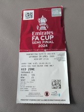 Ticket cup semi final - ticket, fa