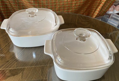 Vintage corningware all white - corningware,