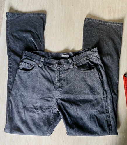 Vintage corduroy grey trousers - vintage,