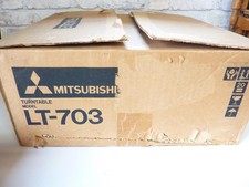 Mitsubishi Turntable LT-703 Record Player Boxed Not Working for Spares Repair