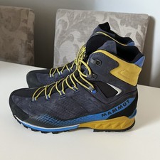 Mammut Men’s Kento Advanced High GTX Boots Blue/Yellow Size UK 10