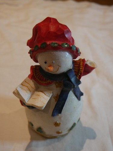 Vintage real snowman figure - snowman,