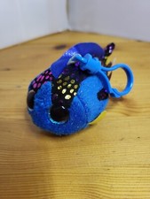 Ty Teeny Beanie Boo Aqua the Fish soft toy bag clip / keyring