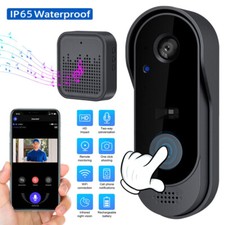 Wireless Smart Video Doorbell WiFi Tuya Security Camera Bell Phone Door Ring