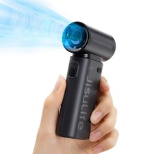 JISULIFE Portable Handheld Fan Life9 Turbo High Speed Air 5000mAh Rechargeable