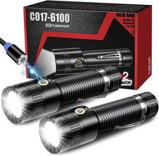 2x USB Rechargeable LED Torch