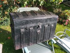 Antique Domed Top Trunk Treasure Chest