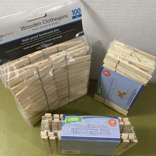 Wood clothespins lot 172 - lot,