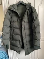 M & S ladies puffa storm wear olive green medium