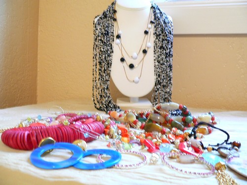 Costume jewelry lot wearable - costume,