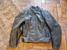 Vintage Ladies Belstaff Leather Motorcycle Biker Jacket UK16