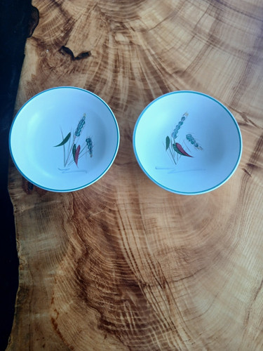 Pair denby greenwheat - denby,