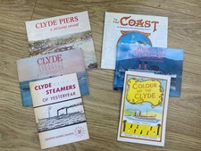 Clyde Steamers - collection of SIX books - Ian McCrorie etc.