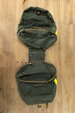Vintage Karrimor Front  Double Pannier Bags Silverguard 70s 80s Green