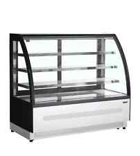LPD1200C STAINLESS STEEL CURVED GLASS SERVE OVER FRIDGE GRADED 1205mm @£916+VAT
