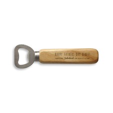 Personalised Engraved Wooden Bottle Opener Any Text , Dad, Daddy, Gift For Him