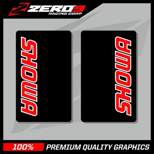 Showa upper fork - showa, decals