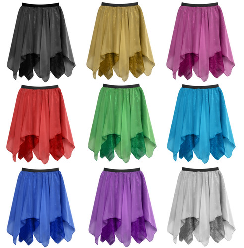 Girls chiffon sequin sparkle - sequin,