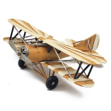 Yellow Plane Tin Model by The