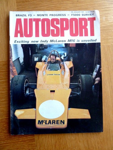 Autosport magazine jan - magazine, 1971
